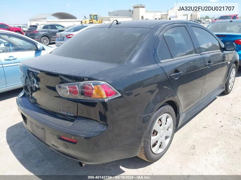 JA32U2FU2DU021707 2013 Mitsubishi Lancer Es