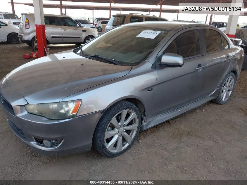 2013 Mitsubishi Lancer Gt VIN: JA32U8FW5DU016134 Lot: 40314455