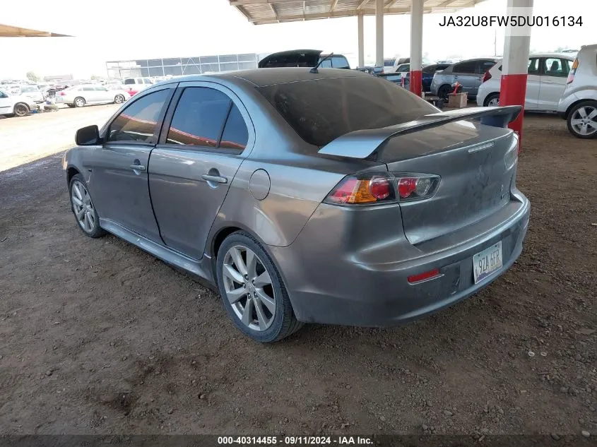 2013 Mitsubishi Lancer Gt VIN: JA32U8FW5DU016134 Lot: 40314455