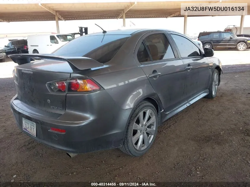 JA32U8FW5DU016134 2013 Mitsubishi Lancer Gt