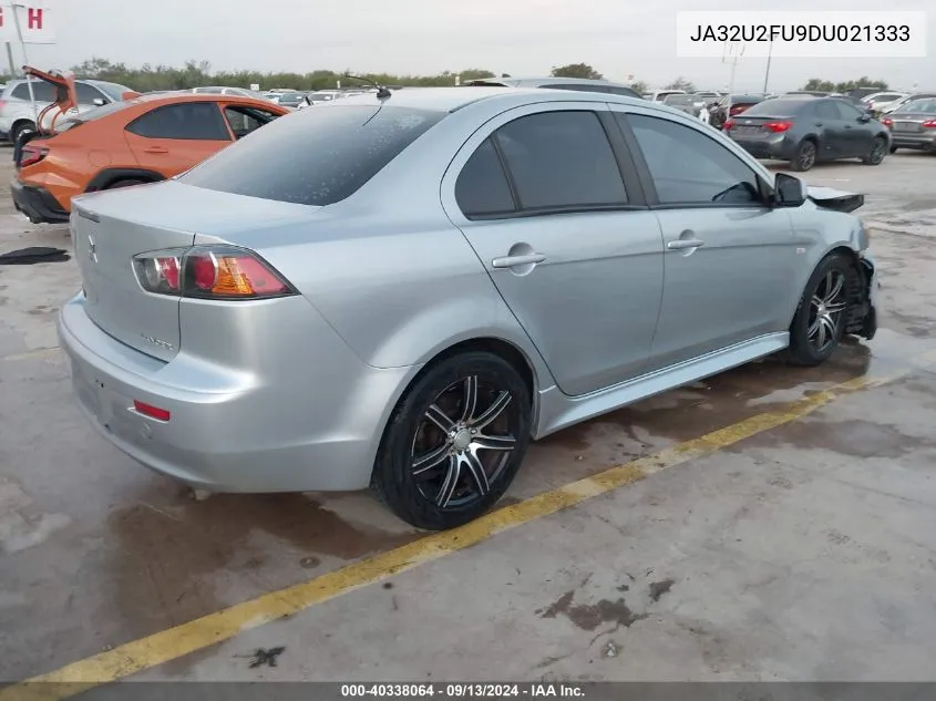 2013 Mitsubishi Lancer Es VIN: JA32U2FU9DU021333 Lot: 40338064