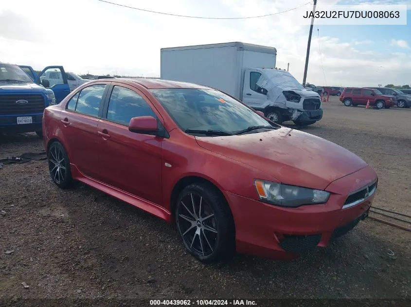 2013 Mitsubishi Lancer Es VIN: JA32U2FU7DU008063 Lot: 40439062