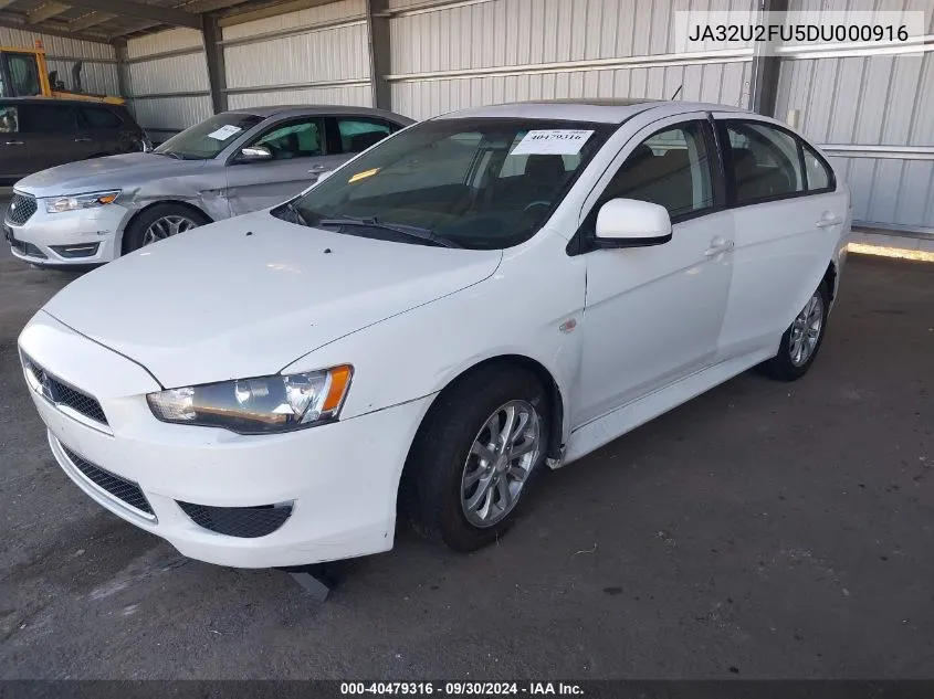 2013 Mitsubishi Lancer Es VIN: JA32U2FU5DU000916 Lot: 40479316