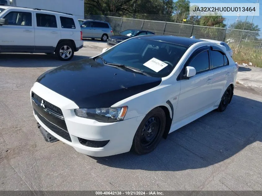 2013 Mitsubishi Lancer Sportback Es VIN: JA32X2HU0DU013464 Lot: 40642138