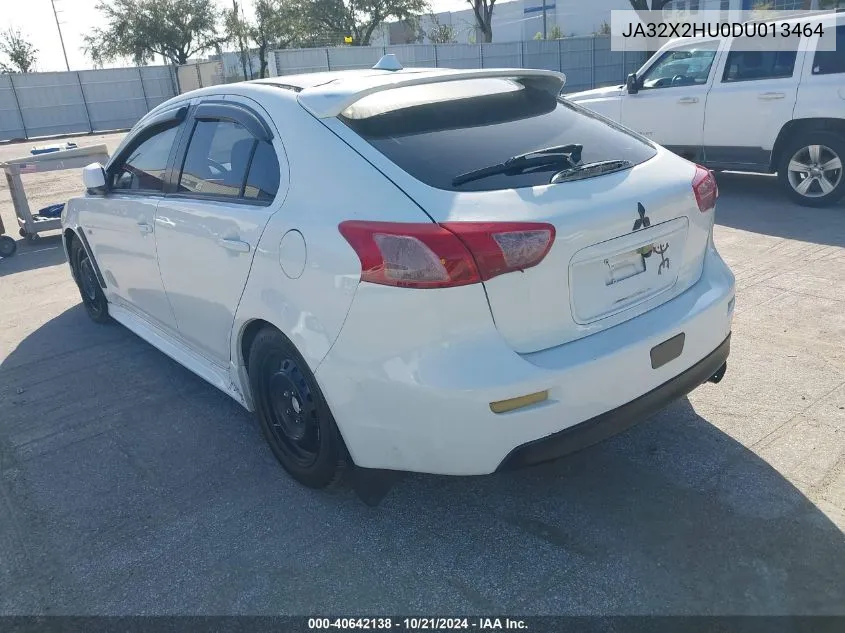 2013 Mitsubishi Lancer Sportback Es VIN: JA32X2HU0DU013464 Lot: 40642138