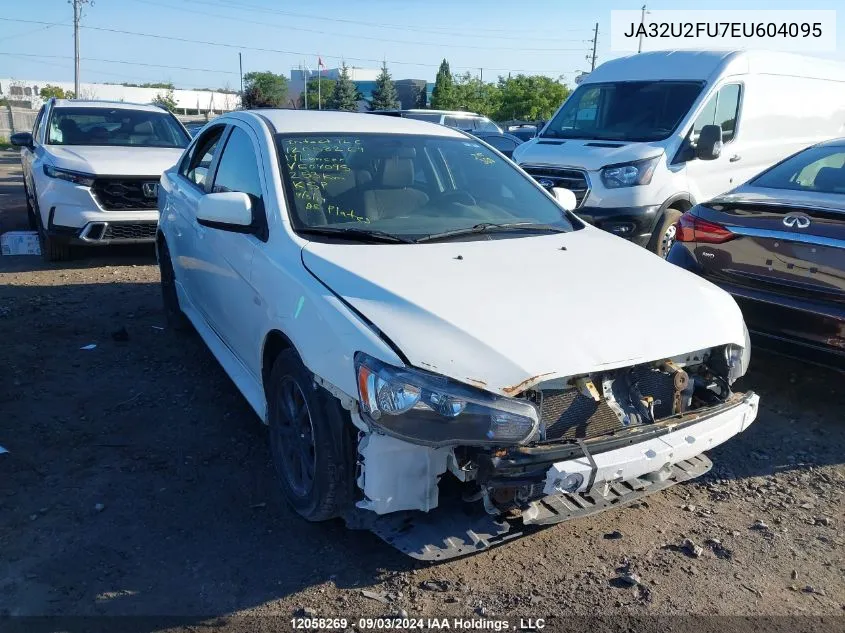 2014 Mitsubishi Lancer VIN: JA32U2FU7EU604095 Lot: 12058269