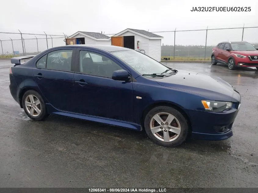 2014 Mitsubishi Lancer Es/Es Sport VIN: JA32U2FU0EU602625 Lot: 12065341