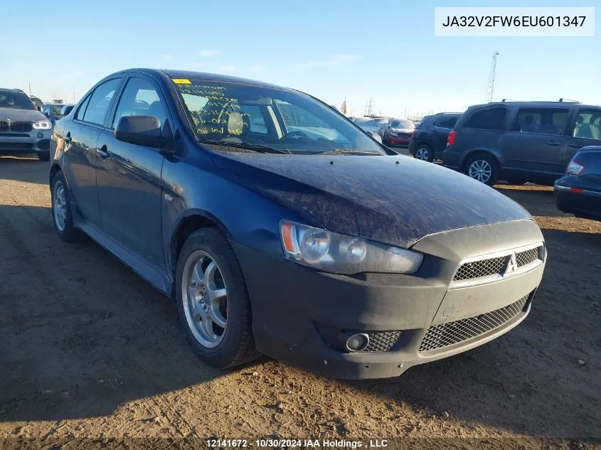 2014 Mitsubishi Lancer VIN: JA32V2FW6EU601347 Lot: 12141672