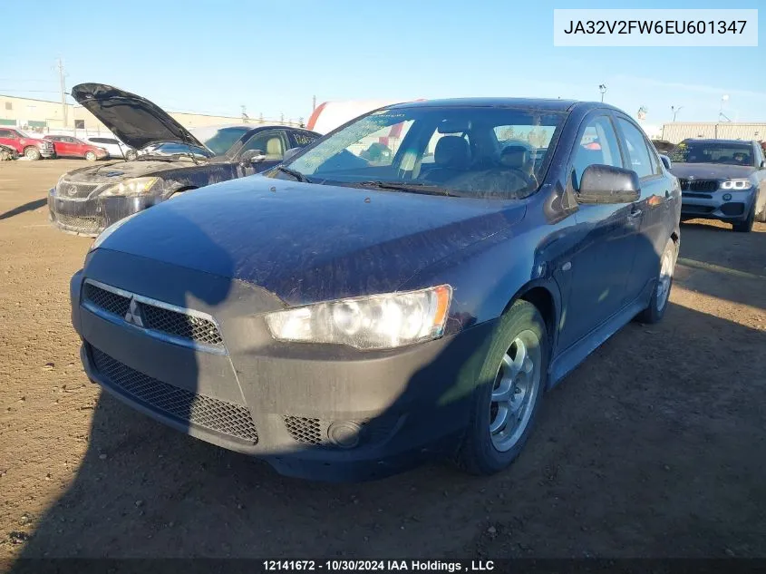 2014 Mitsubishi Lancer VIN: JA32V2FW6EU601347 Lot: 12141672