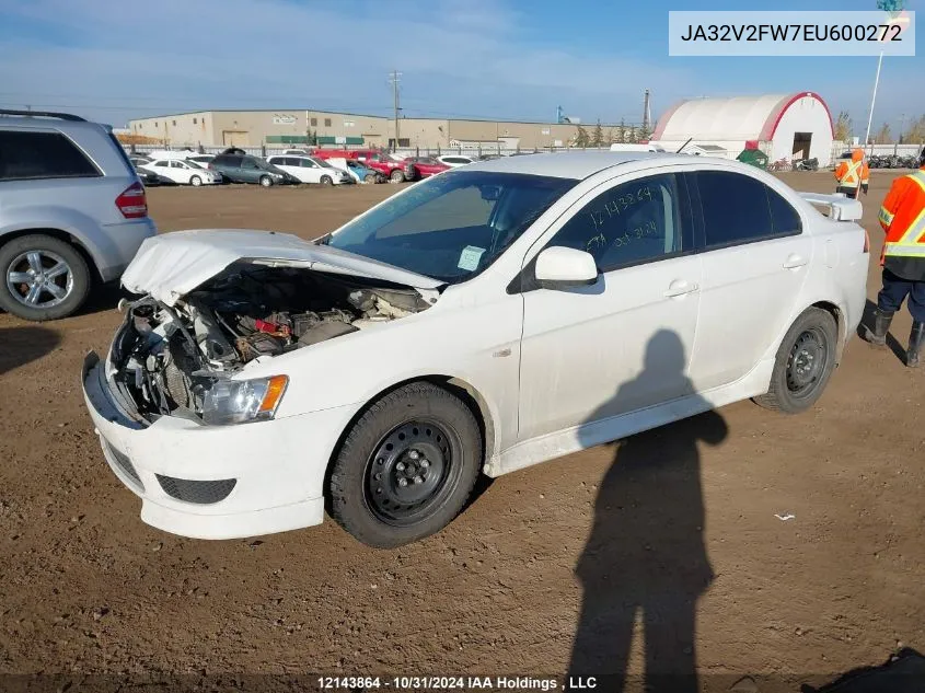 2014 Mitsubishi Lancer VIN: JA32V2FW7EU600272 Lot: 12143864