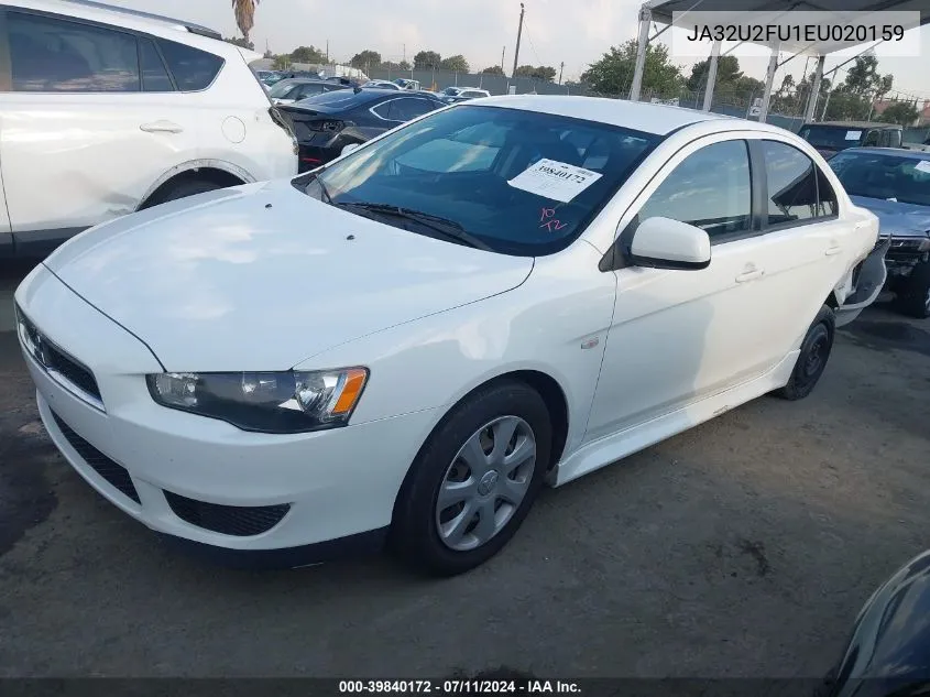 JA32U2FU1EU020159 2014 Mitsubishi Lancer Es