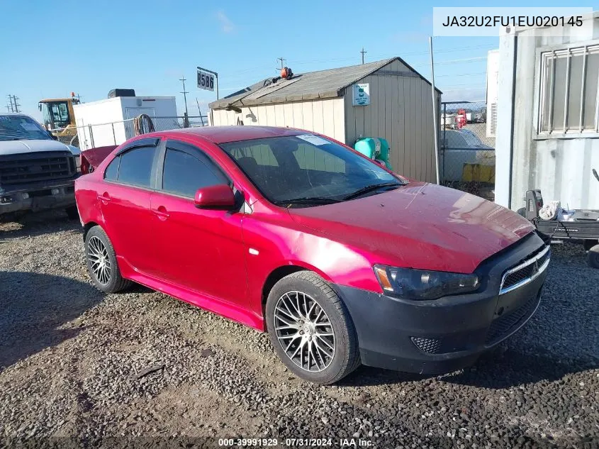 2014 Mitsubishi Lancer Es VIN: JA32U2FU1EU020145 Lot: 39991929