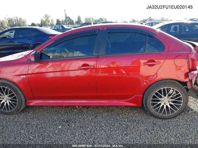 JA32U2FU1EU020145 2014 Mitsubishi Lancer Es