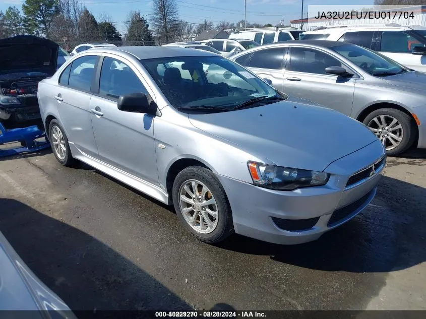 2014 Mitsubishi Lancer Es VIN: JA32U2FU7EU017704 Lot: 40229270