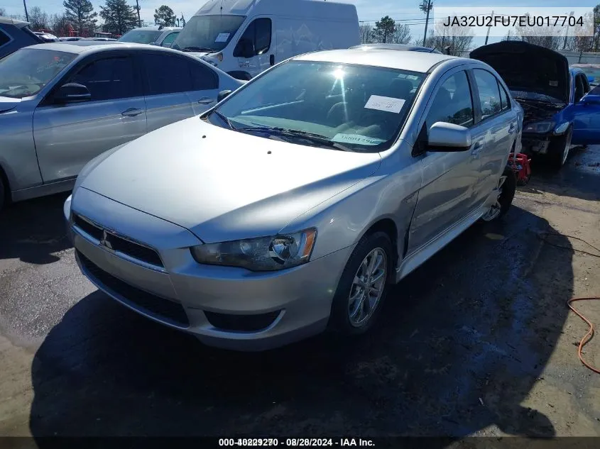 2014 Mitsubishi Lancer Es VIN: JA32U2FU7EU017704 Lot: 40229270