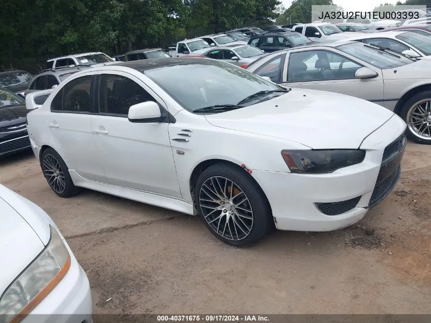 2014 Mitsubishi Lancer Es VIN: JA32U2FU1EU003393 Lot: 40371675