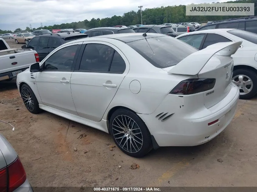 2014 Mitsubishi Lancer Es VIN: JA32U2FU1EU003393 Lot: 40371675