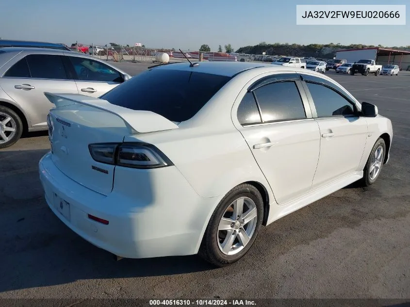 2014 Mitsubishi Lancer Se VIN: JA32V2FW9EU020666 Lot: 40516310