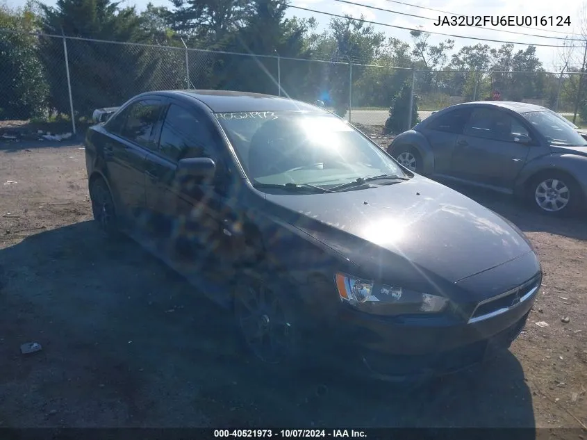 2014 Mitsubishi Lancer Es VIN: JA32U2FU6EU016124 Lot: 40521973