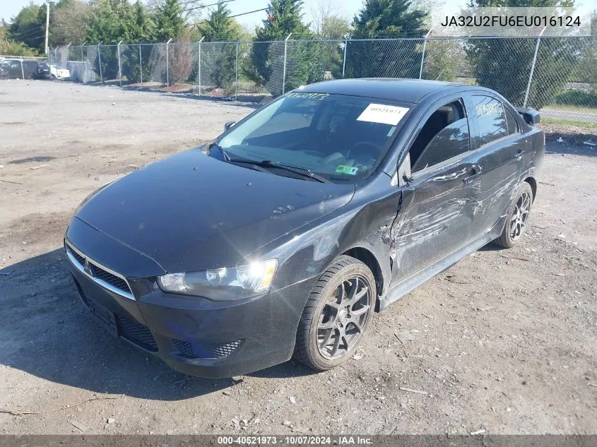 2014 Mitsubishi Lancer Es VIN: JA32U2FU6EU016124 Lot: 40521973