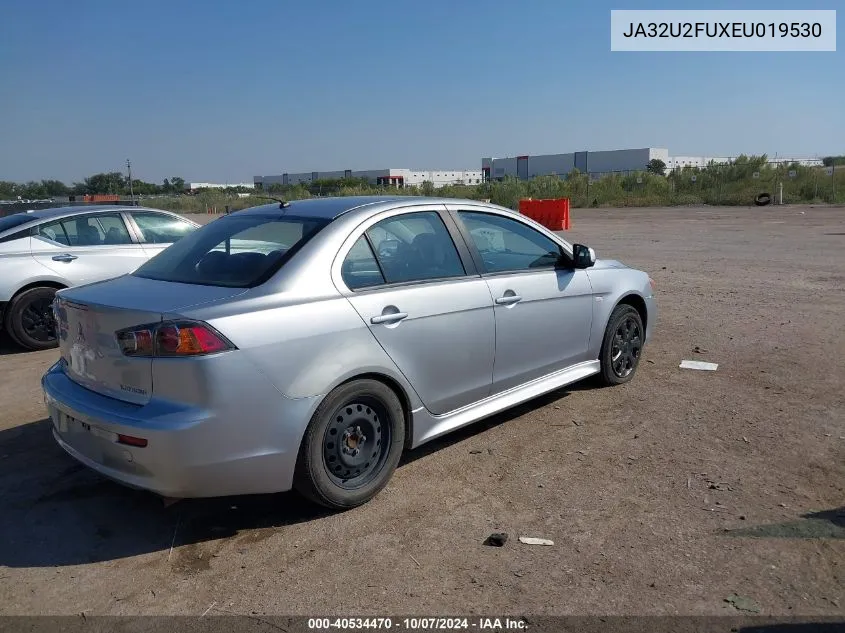 2014 Mitsubishi Lancer Es VIN: JA32U2FUXEU019530 Lot: 40534470