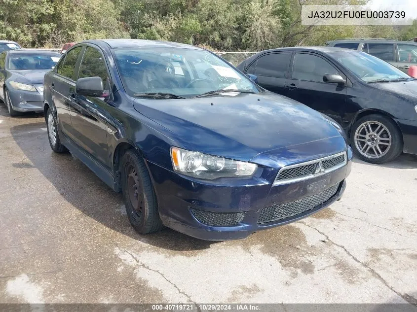 2014 Mitsubishi Lancer Es VIN: JA32U2FU0EU003739 Lot: 40719721