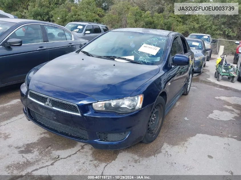 2014 Mitsubishi Lancer Es VIN: JA32U2FU0EU003739 Lot: 40719721