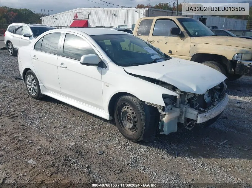 2014 Mitsubishi Lancer Es VIN: JA32U2FU3EU013505 Lot: 40768153