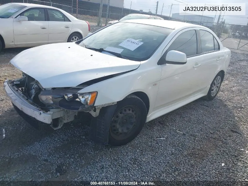 2014 Mitsubishi Lancer Es VIN: JA32U2FU3EU013505 Lot: 40768153