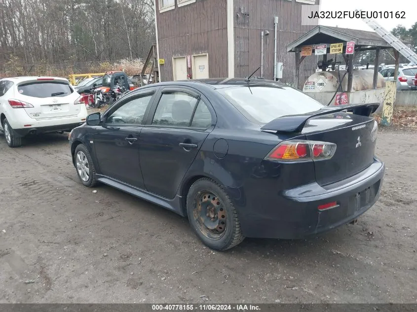 2014 Mitsubishi Lancer Es VIN: JA32U2FU6EU010162 Lot: 40778155