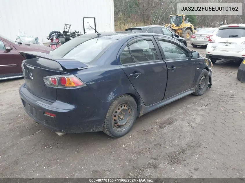 2014 Mitsubishi Lancer Es VIN: JA32U2FU6EU010162 Lot: 40778155