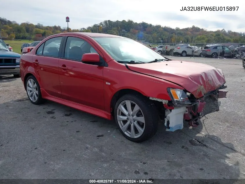 2014 Mitsubishi Lancer Gt VIN: JA32U8FW6EU015897 Lot: 40825797