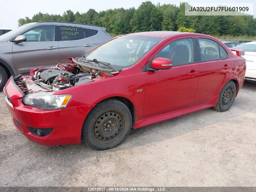 2015 Mitsubishi Lancer VIN: JA32U2FU7FU601909 Lot: 12072517