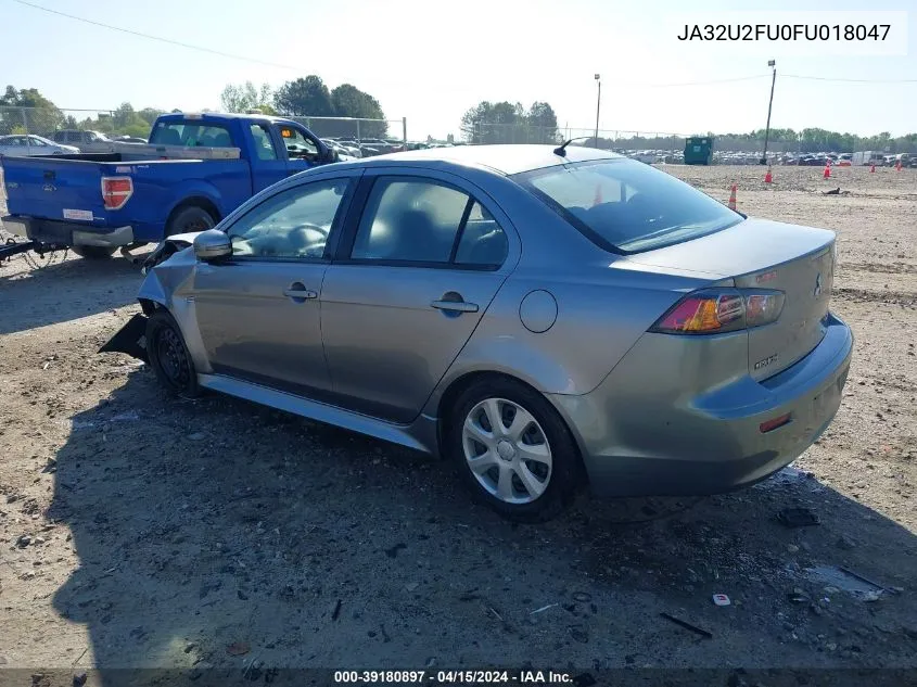 2015 Mitsubishi Lancer Es VIN: JA32U2FU0FU018047 Lot: 40269636