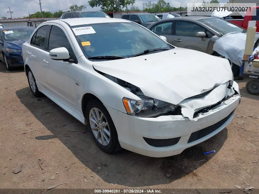 2015 Mitsubishi Lancer Es VIN: JA32U2FU7FU020071 Lot: 39940281