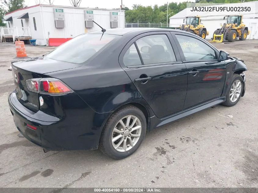 2015 Mitsubishi Lancer Es VIN: JA32U2FU9FU002350 Lot: 40054160