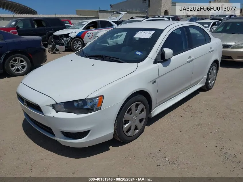 2015 Mitsubishi Lancer Es VIN: JA32U2FU6FU013077 Lot: 40151946