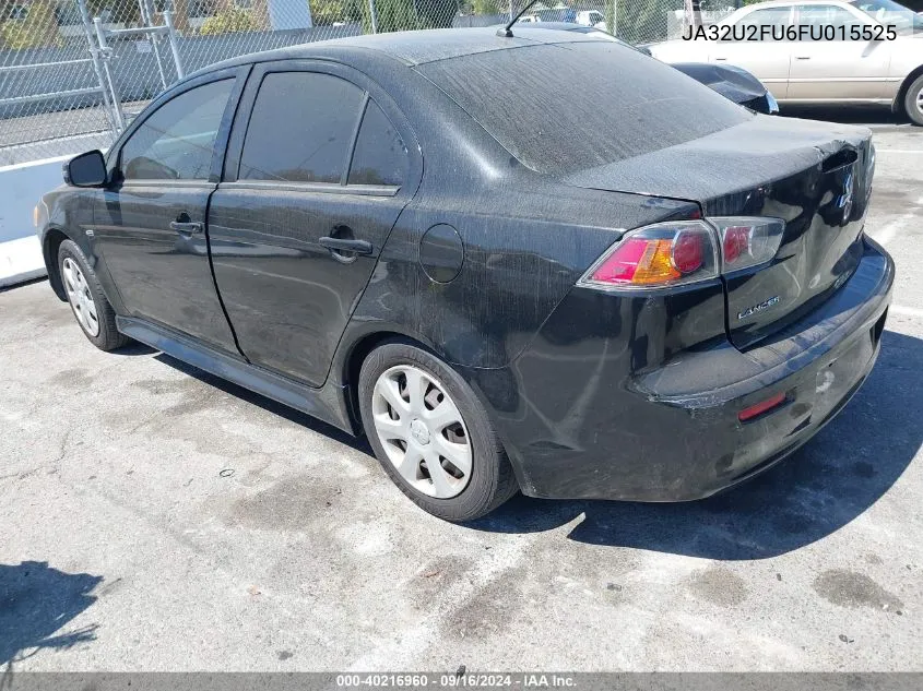 2015 Mitsubishi Lancer Es VIN: JA32U2FU6FU015525 Lot: 40216960