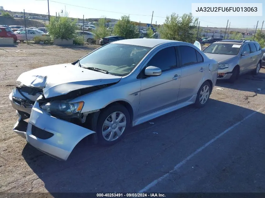 2015 Mitsubishi Lancer Es VIN: JA32U2FU6FU013063 Lot: 40253491