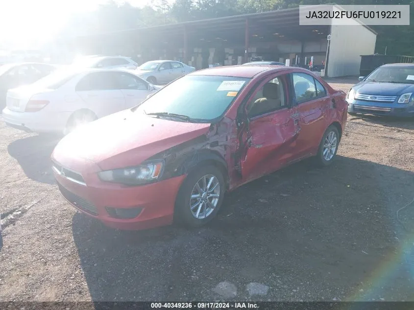 JA32U2FU6FU019221 2015 Mitsubishi Lancer Es