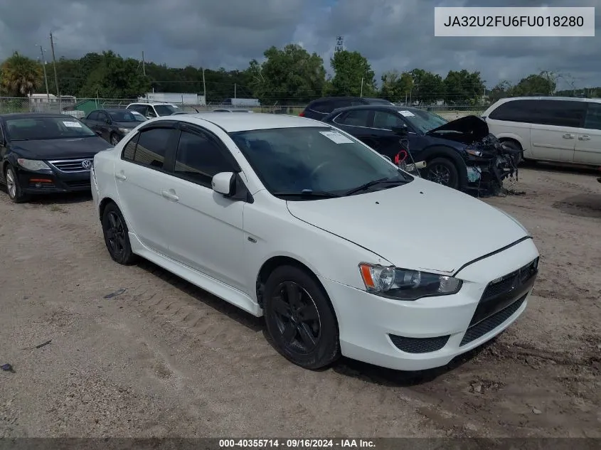 2015 Mitsubishi Lancer Es VIN: JA32U2FU6FU018280 Lot: 40355714