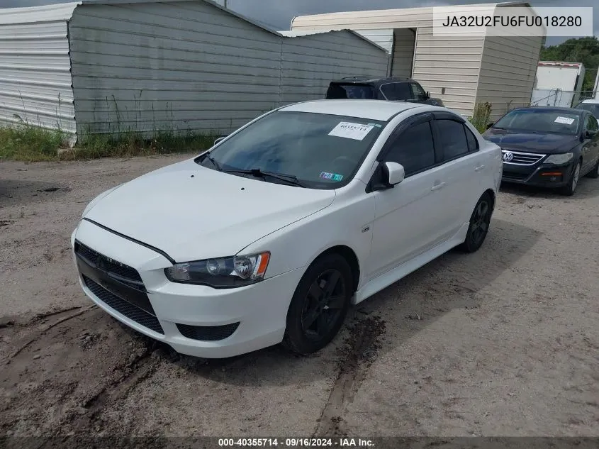 2015 Mitsubishi Lancer Es VIN: JA32U2FU6FU018280 Lot: 40355714