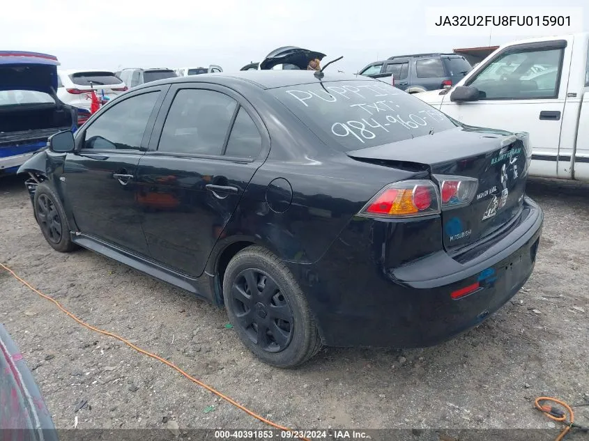 2015 Mitsubishi Lancer Es VIN: JA32U2FU8FU015901 Lot: 40391853