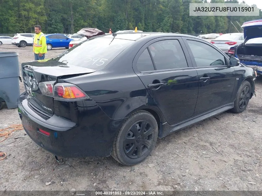 2015 Mitsubishi Lancer Es VIN: JA32U2FU8FU015901 Lot: 40391853