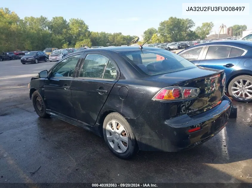 2015 Mitsubishi Lancer Es VIN: JA32U2FU3FU008497 Lot: 40392083