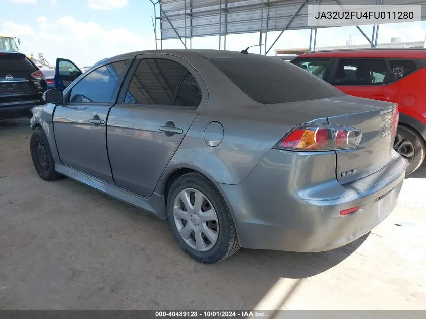 2015 Mitsubishi Lancer Es VIN: JA32U2FU4FU011280 Lot: 40489128