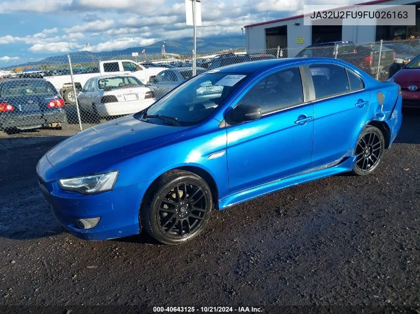 2015 Mitsubishi Lancer Es VIN: JA32U2FU9FU026163 Lot: 40643125