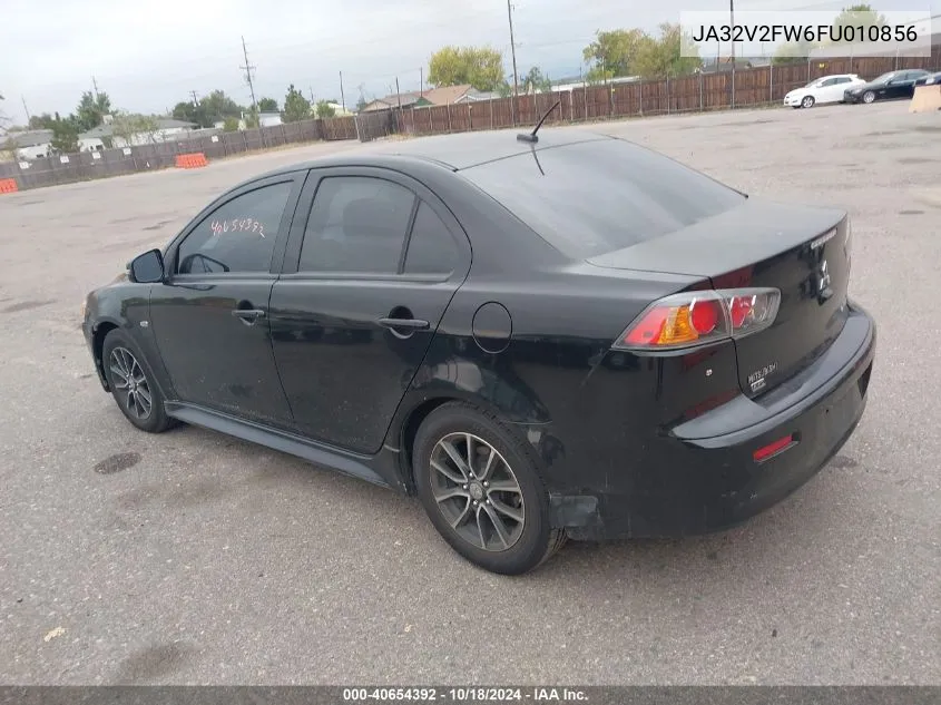 2015 Mitsubishi Lancer Se VIN: JA32V2FW6FU010856 Lot: 40654392