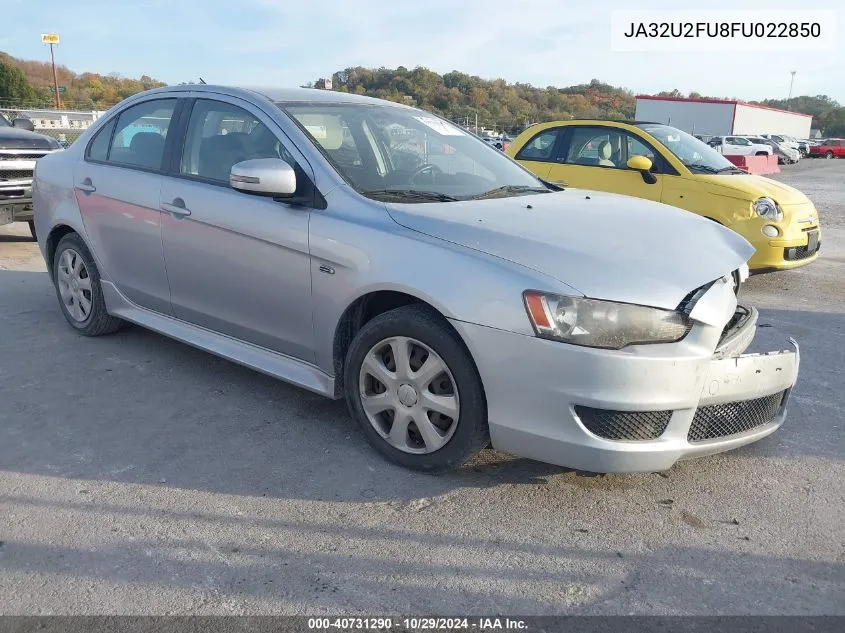 2015 Mitsubishi Lancer Es VIN: JA32U2FU8FU022850 Lot: 40731290