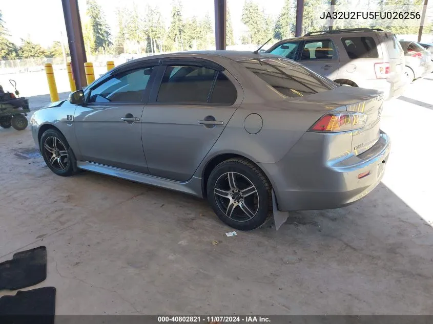 2015 Mitsubishi Lancer Es VIN: JA32U2FU5FU026256 Lot: 40802821